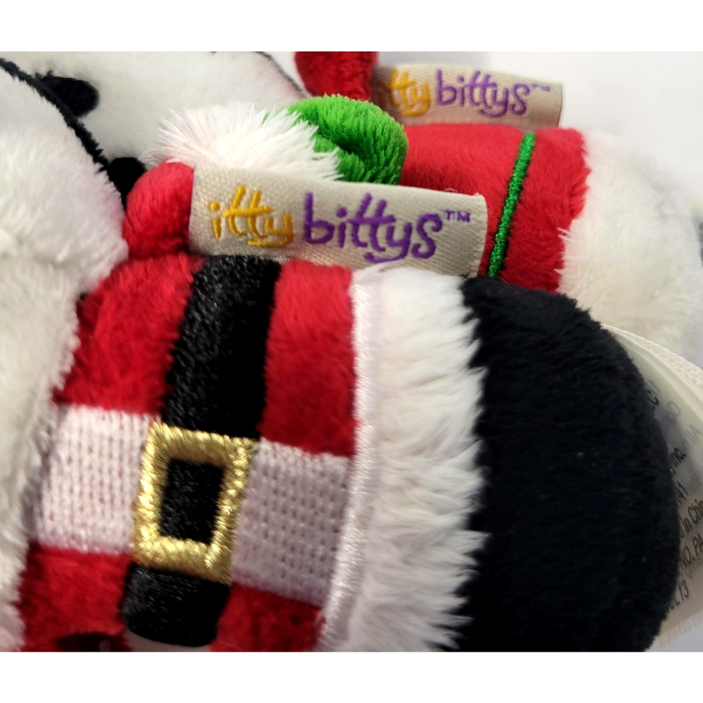 Hallmark Disney Itty Bittys Santa Mickey Minnie Claus Holiday Plush Set Limited - Picture 10 of 16